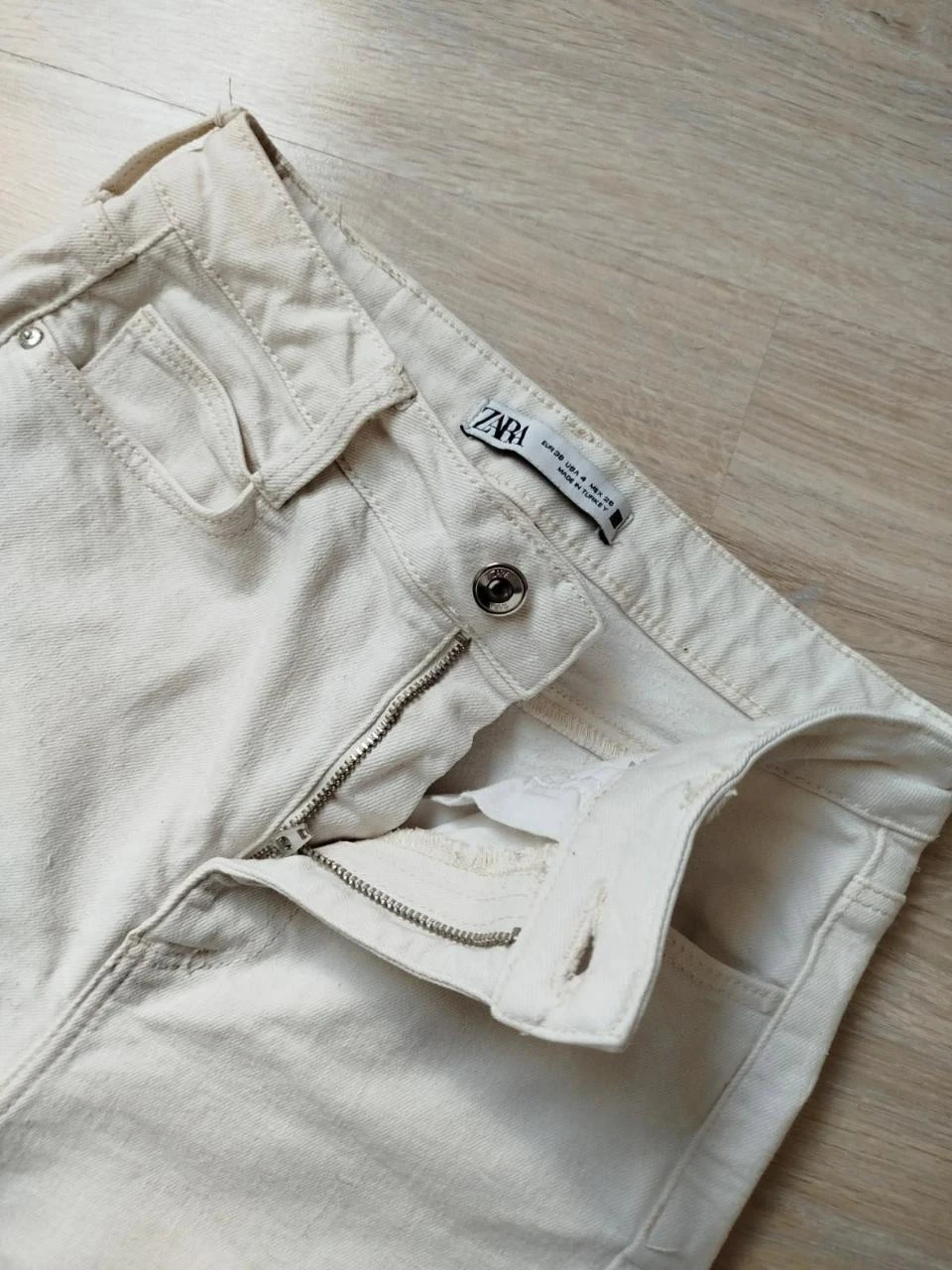 👖Superbe witte jeans Dames Zara maat S / 36 – photo 4